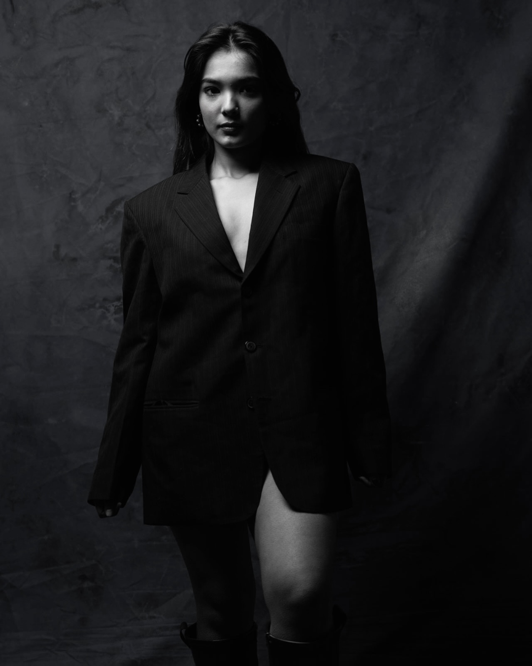 Black Blazer Monochrome